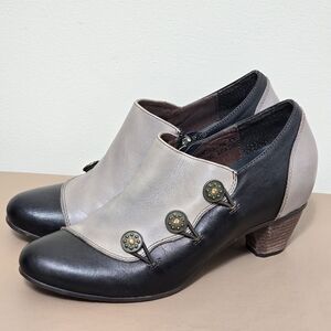 L’Artiste Spring Step Ankle Booties Sz 9.5-10/41 Leather Victorian Steam Punk